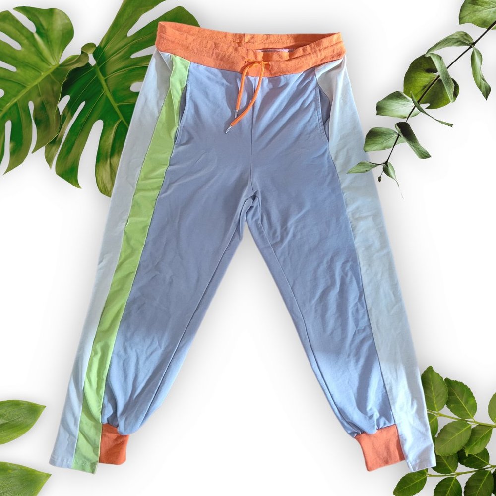 Colourblock Cropped Jogger - sz Medium